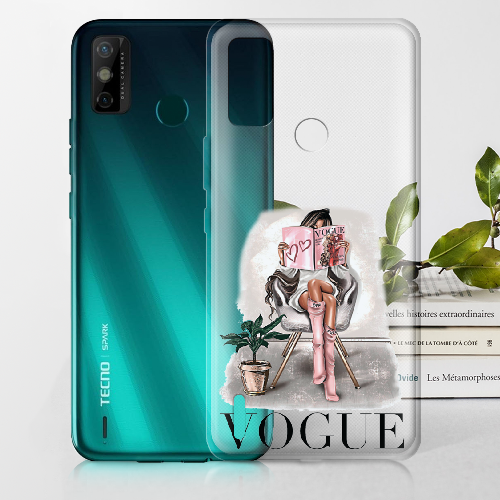 Чехол BoxFace Tecno Spark 6 Go Модель из VOGUE