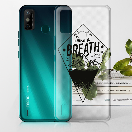 Чехол BoxFace Tecno Spark 6 Go Take a Breath