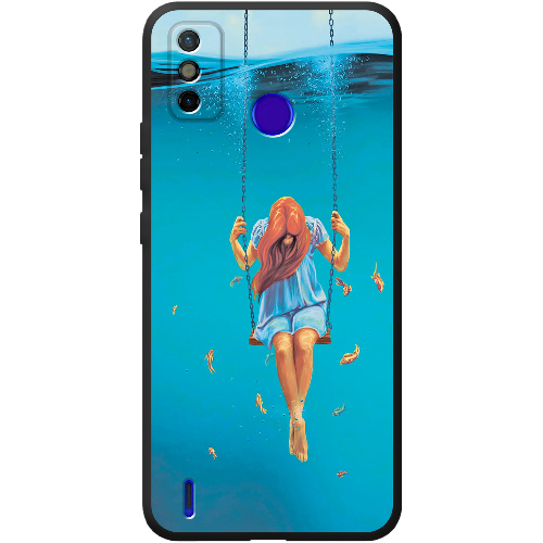 Чехол BoxFace Tecno Spark 6 Go Girl In The Sea