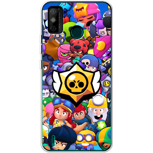 Чехол BoxFace Tecno Spark 6 Go Brawl Stars