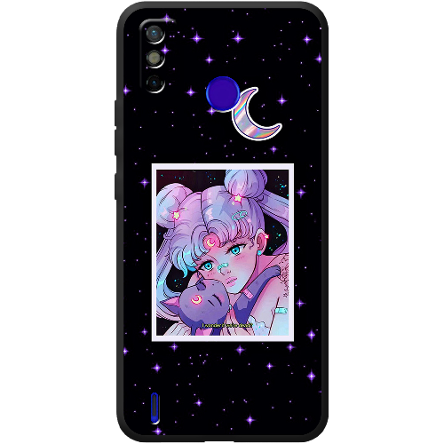 Чехол BoxFace Tecno Spark 6 Go Sailor Moon night