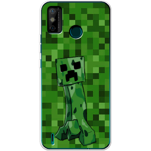 Чехол BoxFace Tecno Spark 6 Go Minecraft Creeper