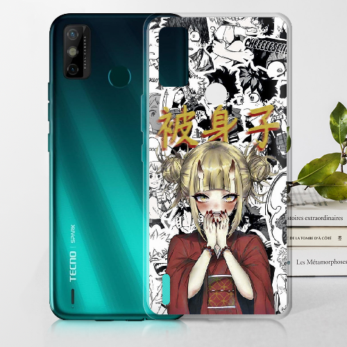 Чехол BoxFace Tecno Spark 6 Go Himiko Toga - My Hero Academia