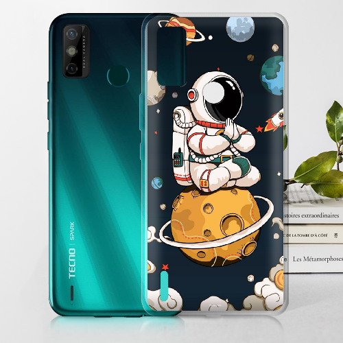 Чехол BoxFace Tecno Spark 6 Go Astronaut