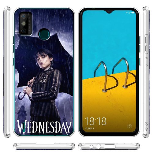 Чехол BoxFace Tecno Spark 6 Go Wednesday Addams