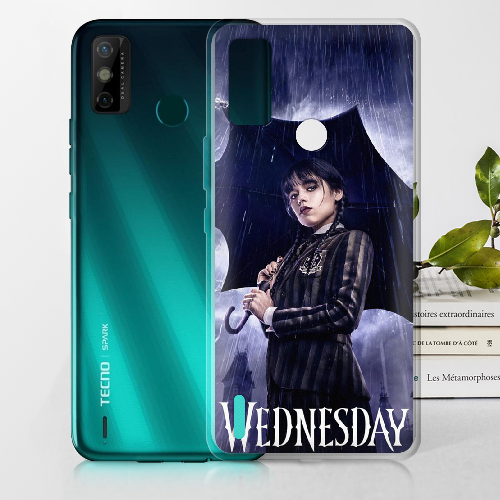 Чехол BoxFace Tecno Spark 6 Go Wednesday Addams