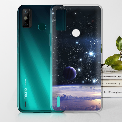 Чехол BoxFace Tecno Spark 6 Go Space Landscape