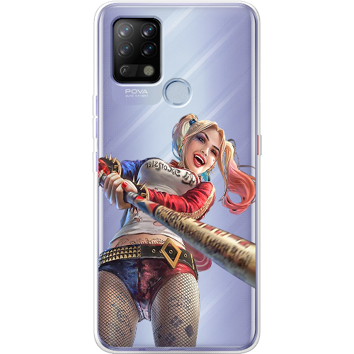 Чехол BoxFace Tecno POVA Happy Harley Quinn