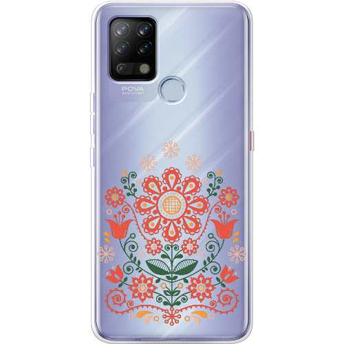 Чехол BoxFace Tecno POVA Ukrainian Ornament