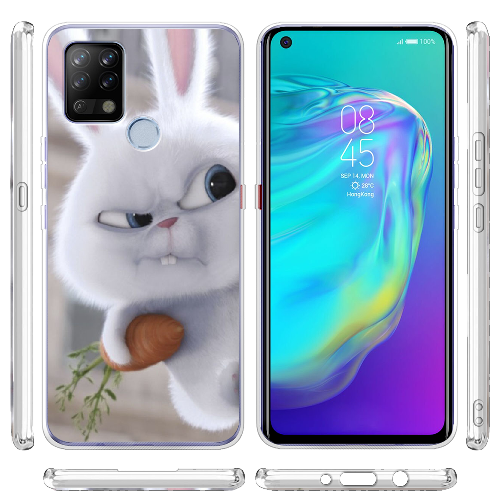 Чехол BoxFace Tecno POVA Rabbit Snowball