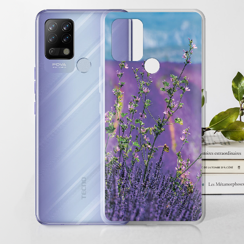 Чехол BoxFace Tecno POVA Lavender Field