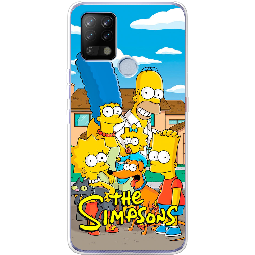 Чехол BoxFace Tecno POVA the simpsons