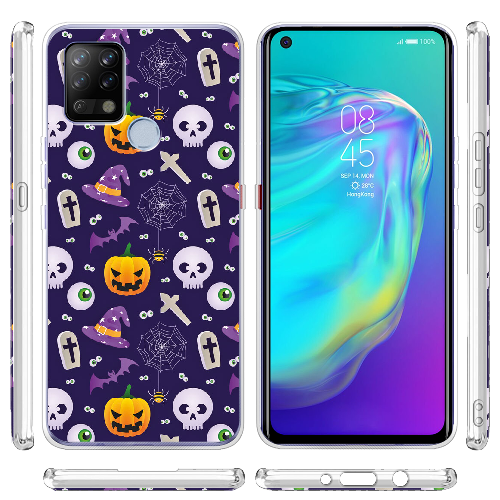 Чехол BoxFace Tecno POVA Halloween Purple Mood