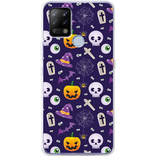 Чехол BoxFace Tecno POVA Halloween Purple Mood