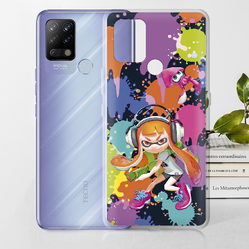 Чехол BoxFace Tecno POVA Splatoon Inklings