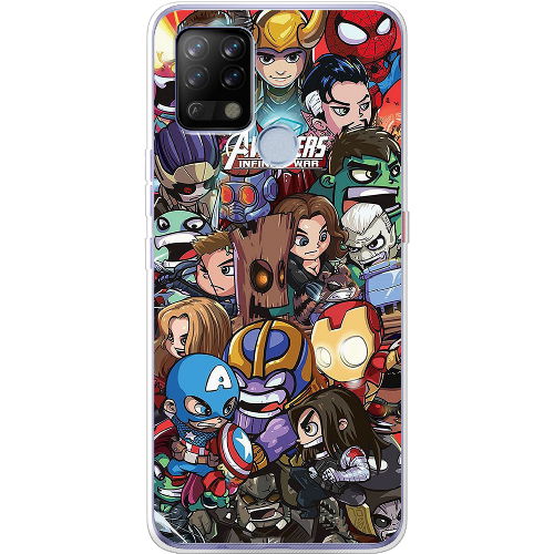 Чехол BoxFace Tecno POVA Avengers Infinity War