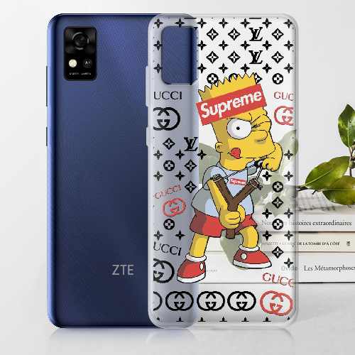 Чехол BoxFace ZTE Blade A31 Yellow Fun