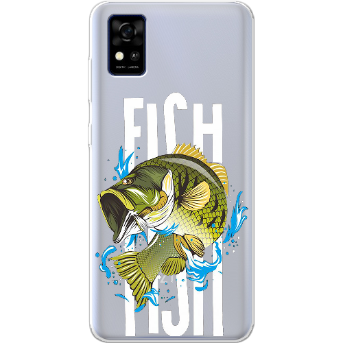 Чехол BoxFace ZTE Blade A31 Bass fish