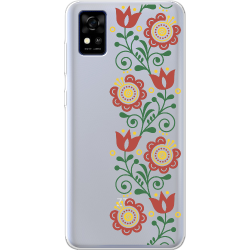 Чехол BoxFace ZTE Blade A31 Ethno Flower