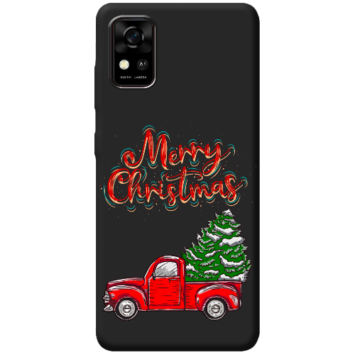 Чехол BoxFace ZTE Blade A31 Holiday Car Merry Christmas