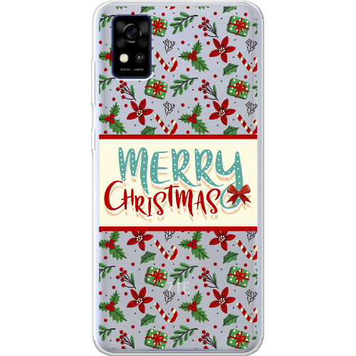 Чехол BoxFace ZTE Blade A31 Vintage Christmas Congratulation