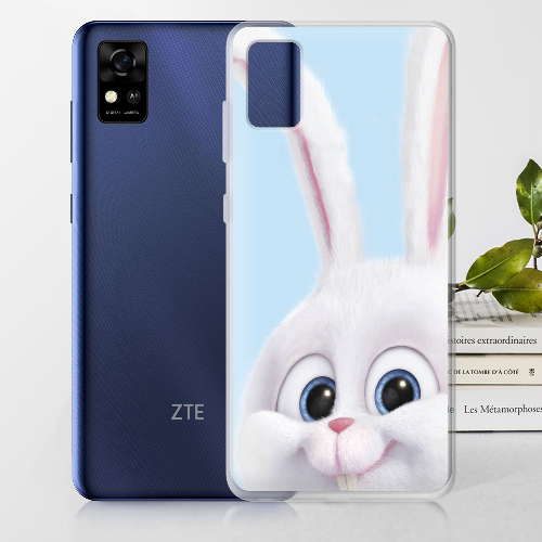 Чехол BoxFace ZTE Blade A31 Кролик Снежок