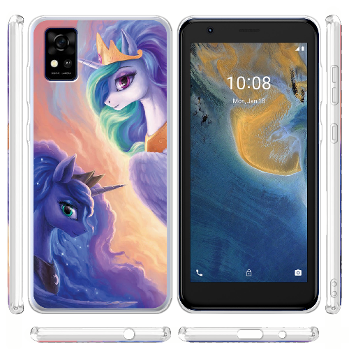 Чехол BoxFace ZTE Blade A31 My Little Pony Rarity Princess Luna