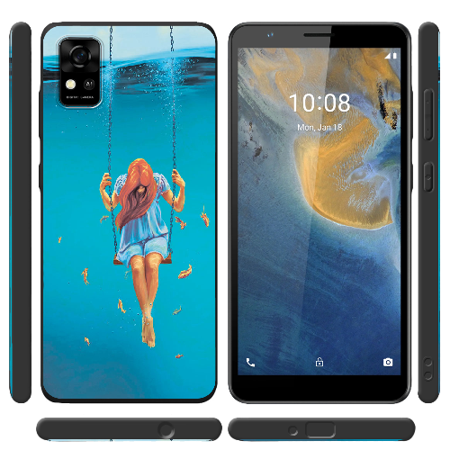 Чехол BoxFace ZTE Blade A31 Girl In The Sea