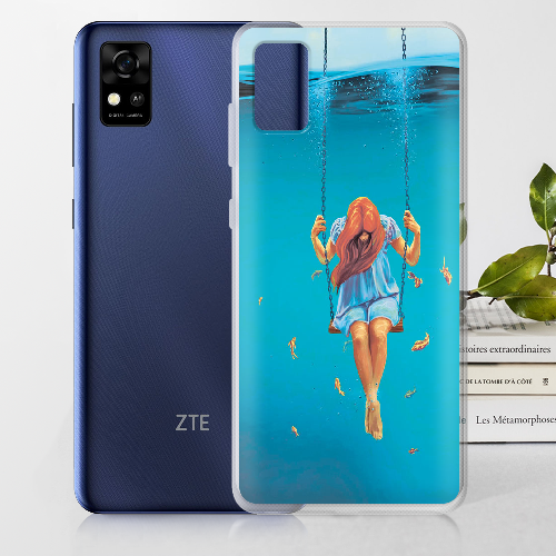 Чехол BoxFace ZTE Blade A31 Girl In The Sea