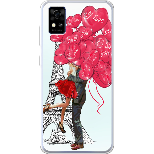 Чехол BoxFace ZTE Blade A31 Love in Paris