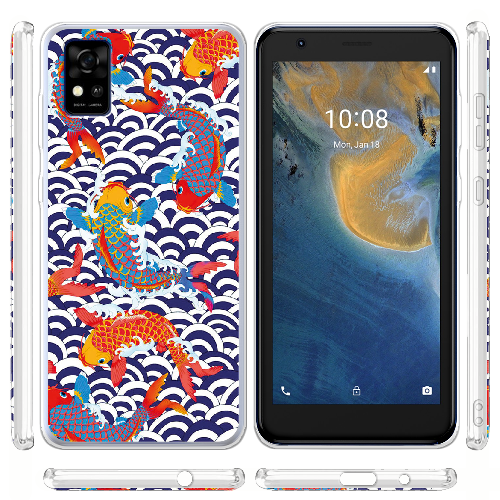 Чехол BoxFace ZTE Blade A31 Koi Fish