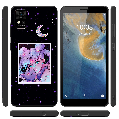 Чехол BoxFace ZTE Blade A31 Sailor Moon night