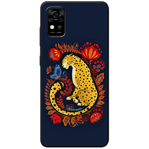 Чехол BoxFace ZTE Blade A31 Petrykivka Leopard