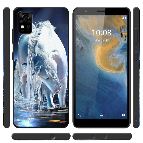 Чехол BoxFace ZTE Blade A31 White Horse