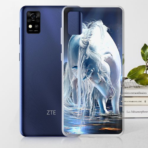 Чехол BoxFace ZTE Blade A31 White Horse