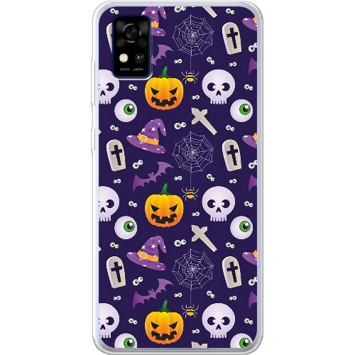 Чехол BoxFace ZTE Blade A31 Halloween Purple Mood