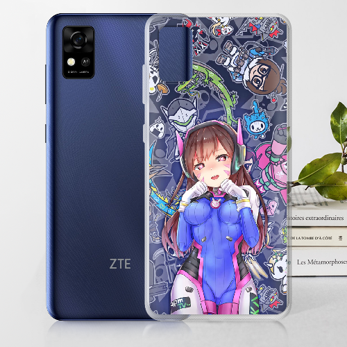 Чехол BoxFace ZTE Blade A31 Overwatch D.VA