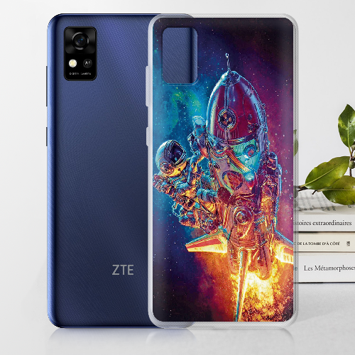 Чехол BoxFace ZTE Blade A31 Astronaut in Space