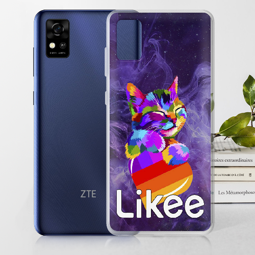 Чехол BoxFace ZTE Blade A31 Котик Likee