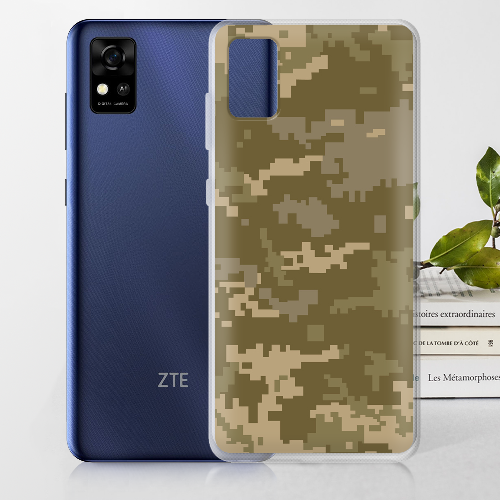 Чехол BoxFace ZTE Blade A31 Камуфляж ЗСУ