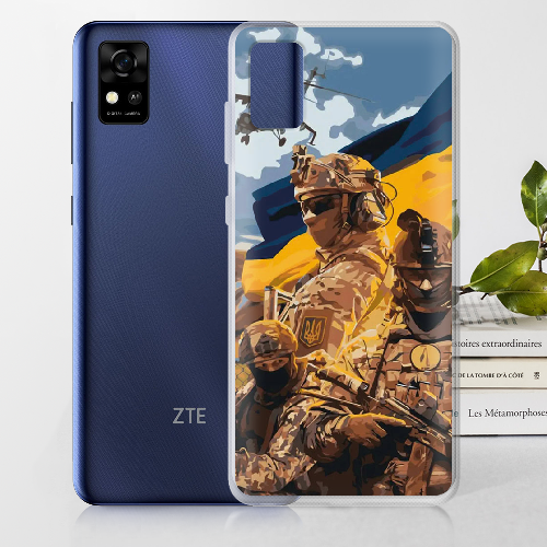 Чехол BoxFace ZTE Blade A31 Воїни ЗСУ