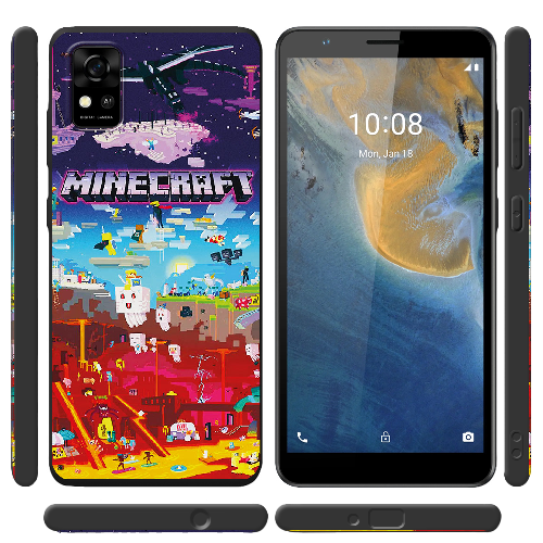 Чехол BoxFace ZTE Blade A31 Minecraft World Beyond