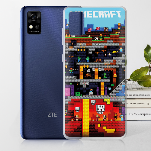 Чехол BoxFace ZTE Blade A31 Minecraft Lode Runner