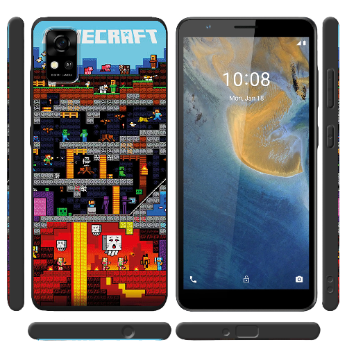 Чехол BoxFace ZTE Blade A31 Minecraft Lode Runner