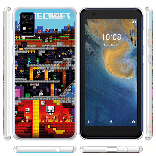 Чехол BoxFace ZTE Blade A31 Minecraft Lode Runner