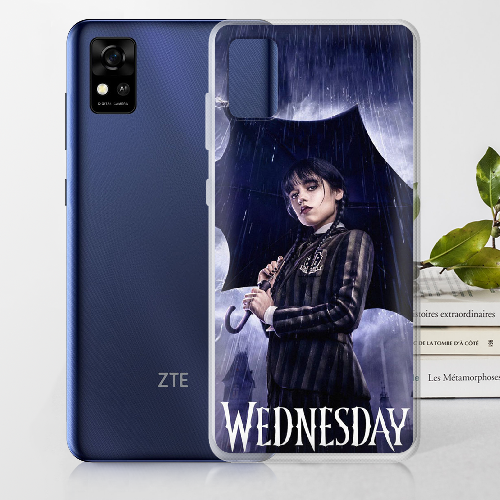 Чехол BoxFace ZTE Blade A31 Wednesday Addams