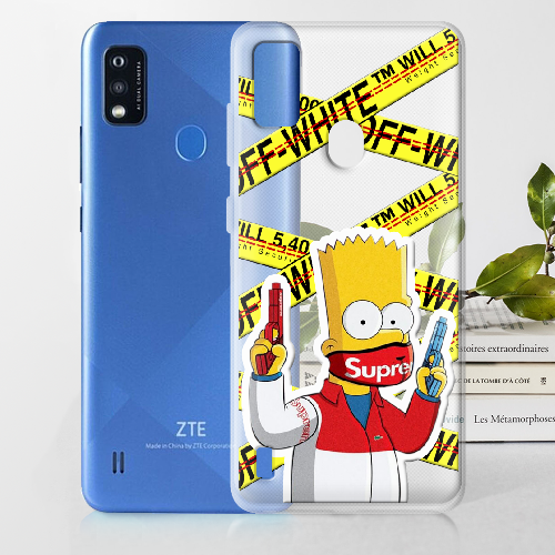 Чехол BoxFace ZTE Blade A51 White Bart