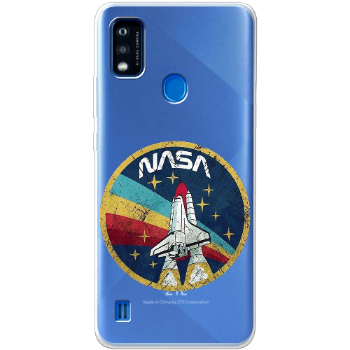 Чехол BoxFace ZTE Blade A51 Space Shuttle NASA