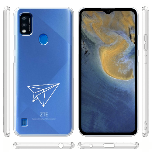 Чехол BoxFace ZTE Blade A51 Paper Plane