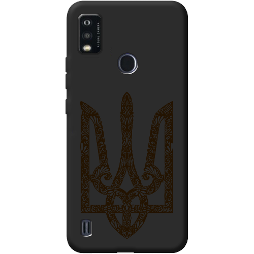 Чехол BoxFace ZTE Blade A51 Ukrainian Black Trident